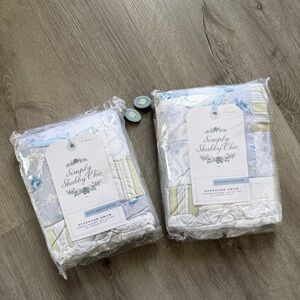 Simply Shabby Chic British Rose Collection Standard pillow shams - 2 - NEW